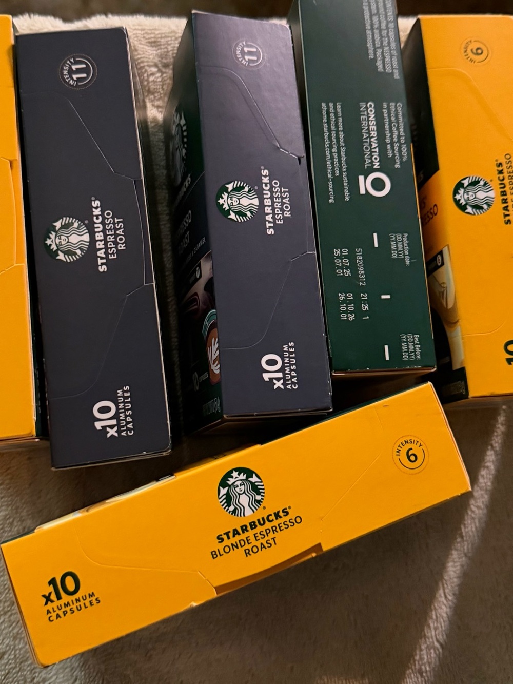 Starbucks Blonde & Dark Roast Capsule Varieties - 6 boxes! - Picture 2 of 7